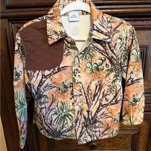 Cactus Camo & Brown Long Sleeve Shirt